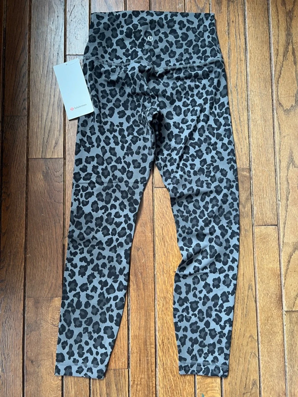 Lululemon Leopard Black Multi Align HR Leggings 25